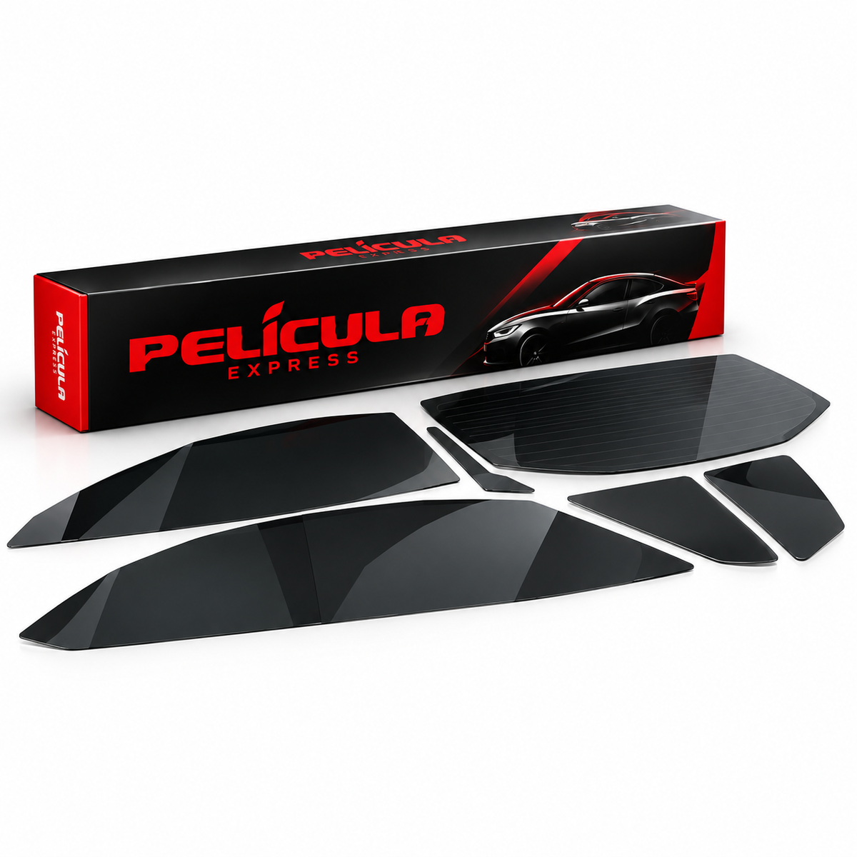 Película Automotiva Chevrolet Onix Plus 2020-2024 Nano Cerâmica Térmica Pré-cortada Anti Calor Proteção Uv